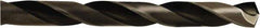 Irwin - 31/64" 135° High Speed Steel Jobber Drill - Oxide Finish, Spiral Flute, Straight Shank, 5-7/8" OAL, Split Point - Benchmark Tooling