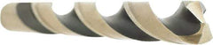 Irwin - 13/32" 135° High Speed Steel Jobber Drill - Oxide/Gold Finish, Spiral Flute, Straight Shank, 5-1/4" OAL, Split Point - Benchmark Tooling