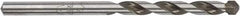 Irwin - 5/16" 135° Carbide-Tipped Jobber Drill - Oxide Finish, Spiral Flute, Straight Shank, 4-3/4" OAL, Split Point - Benchmark Tooling