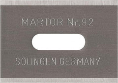 Martor USA - Steel Safety Blade - 1" Blade Length, 0.016" Blade Thickness - Benchmark Tooling