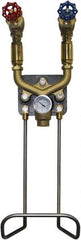 SANI-LAV - 1/2" Pipe, 150 Max psi, Brass Water Mixing Valve & Unit - Female Flare x Male Flare End Connections - Benchmark Tooling