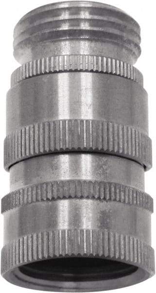 SANI-LAV - 3/4 GHT Garden Hose Quick Disconnect - Stainless Steel, Female Hose to Male Hose Connector - Benchmark Tooling