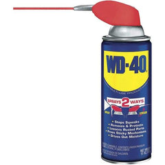 WD-40 - 11 oz Multi-Use Product with Smart Straw, Sprays 2 Ways - Multi-Purpose Lubricant: Stop Squeaks, Removes & Protects, Loosens Rusted Parts, Free Sticky Mechanisms, Drives Out Moisture - Benchmark Tooling