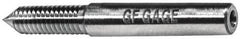 GF Gage - #12-28, Class 2B, 3B, Single End Plug Thread Go Gage - High Speed Steel, Size 0 Handle Not Included - Benchmark Tooling