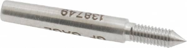 GF Gage - #3-56, Class 2B, Single End Plug Thread No Go Gage - Hardened Tool Steel, Size 000 Handle Not Included - Benchmark Tooling