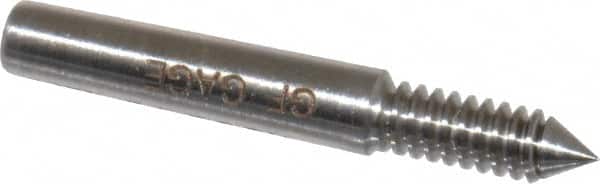 GF Gage - #6-32, Class 2B, Single End Plug Thread No Go Gage - Hardened Tool Steel, Size 00 Handle Not Included - Benchmark Tooling