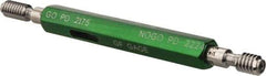 GF Gage - 1/4-20, Class 2B, Double End Plug Thread Go/No Go Gage - Hardened Tool Steel, Size 1 Handle Included - Benchmark Tooling