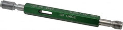 GF Gage - 5/16-24, Class 2B, Double End Plug Thread Go/No Go Gage - Hardened Tool Steel, Size 1 Handle Included - Benchmark Tooling