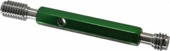 GF Gage - 1/2-13, Class 2B, Double End Plug Thread Go/No Go Gage - Hardened Tool Steel, Size 2 Handle Included - Benchmark Tooling