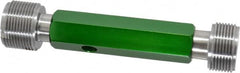 GF Gage - 1-3/8 - 12, Class 2B, Double End Plug Thread Go/No Go Gage - Hardened Tool Steel, Size 5 Handle Included - Benchmark Tooling