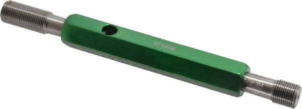 GF Gage - 3/8-32, Class 3B, Double End Plug Thread Go/No Go Gage - Hardened Tool Steel, Size 2 Handle Included - Benchmark Tooling