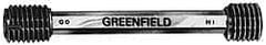 GF Gage - 1-3/8 - 6, Class 2B, Double End Plug Thread Go/No Go Gage - Size 4-1/2 Handle Included - Benchmark Tooling