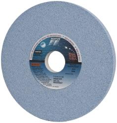 Norton - 7" Diam x 1-1/4" Hole x 1/2" Thick, I Hardness, 80 Grit Surface Grinding Wheel - Ceramic, Type 1, Medium Grade, 3,600 Max RPM, Vitrified Bond, No Recess - Benchmark Tooling