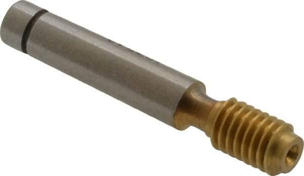 GF Gage - #10-32, Class 3B, Single End Plug Thread No Go Gage - High Speed Steel, Size 0 Handle Not Included - Benchmark Tooling