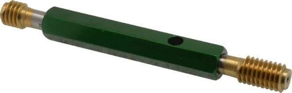 GF Gage - 7/16-14, Class 2B, Double End Plug Thread Go/No Go Gage - High Speed Steel, Size 2 Handle Included - Benchmark Tooling