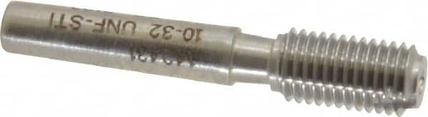 GF Gage - 10-32 Thread, Steel, Screw Thread Insert (STI) Class 2B/3B, Plug Thread Insert Go Gage - Single End without Handle - Benchmark Tooling