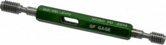 GF Gage - 10-24 Thread, Steel, Screw Thread Insert (STI) Class 2B, Plug Thread Insert Go/No Go Gage - Double End with Handle - Benchmark Tooling