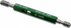 GF Gage - 10-24 Thread, Steel, Screw Thread Insert (STI) Class 3B, Plug Thread Insert Go/No Go Gage - Double End with Handle - Benchmark Tooling