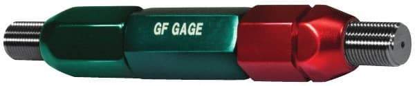 GF Gage - #6-40, Class 2B, Double End Plug Thread Go/No Go Gage - Steel, Size 2W Handle Included - Benchmark Tooling