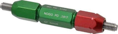 GF Gage - 5/16-18, Class 2B, Double End Plug Thread Go/No Go Gage - Steel, Size 4W Handle Included - Benchmark Tooling