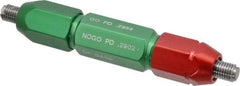 GF Gage - 5/16-24, Class 2B, Double End Plug Thread Go/No Go Gage - Steel, Size 4W Handle Included - Benchmark Tooling