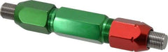 GF Gage - 9/16-18, Class 2B, Double End Plug Thread Go/No Go Gage - Steel, Size 6W Handle Included - Benchmark Tooling