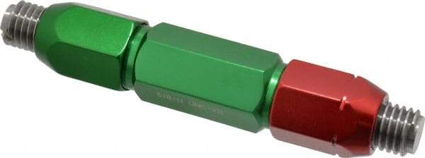 GF Gage - 5/8-11, Class 2B, Double End Plug Thread Go/No Go Gage - Steel, Size 6W Handle Included - Benchmark Tooling