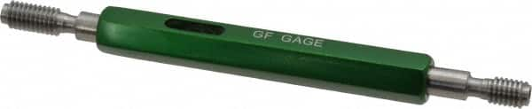 GF Gage - M6x1.00, Class 6H, Double End Plug Thread Go/No Go Gage - Hardened Tool Steel, Size 1 Handle Included - Benchmark Tooling