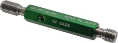 GF Gage - M14x1.50, Class 6H, Double End Plug Thread Go/No Go Gage - Hardened Tool Steel, Size 3 Handle Included - Benchmark Tooling