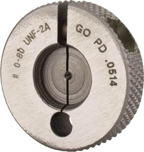 GF Gage - 0-80 Go Single Ring Thread Gage - Class 2A - Benchmark Tooling