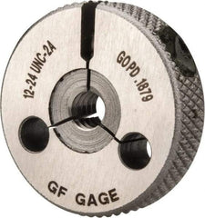 GF Gage - 12-24 Go Single Ring Thread Gage - Class 2A - Benchmark Tooling