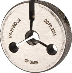 GF Gage - 1/4-20 Go Single Ring Thread Gage - Class 2A - Benchmark Tooling