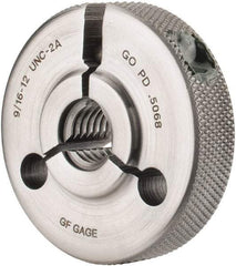 GF Gage - 9/16-12 Go Single Ring Thread Gage - Class 2A - Benchmark Tooling