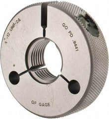 GF Gage - 1-12 Go Single Ring Thread Gage - Class 2A - Benchmark Tooling