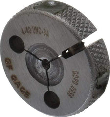 GF Gage - 4-40 Go Single Ring Thread Gage - Class 3A - Benchmark Tooling