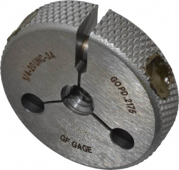 GF Gage - 1/4-20 Go Single Ring Thread Gage - Class 3A - Benchmark Tooling
