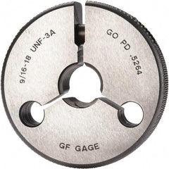 GF Gage - 9/16-18 Go Single Ring Thread Gage - Class 3A - Benchmark Tooling