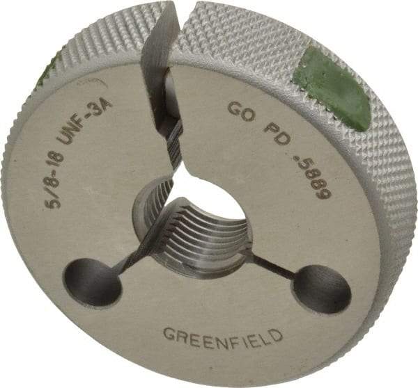 GF Gage - 5/8-18 Go Single Ring Thread Gage - Class 3A - Benchmark Tooling