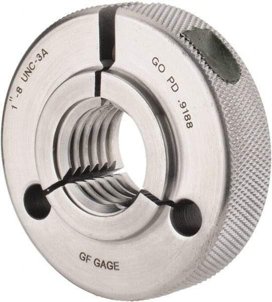 GF Gage - 1-8 Go Single Ring Thread Gage - Class 3A - Benchmark Tooling