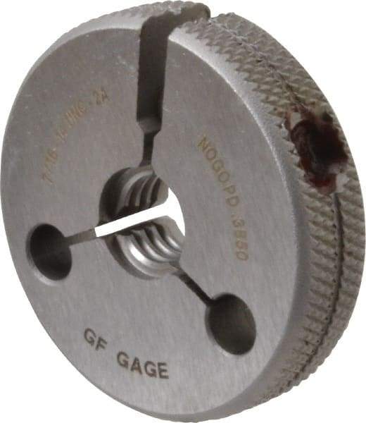 GF Gage - 7/16-14 No Go Single Ring Thread Gage - Class 2A - Benchmark Tooling