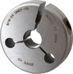 GF Gage - 9/16-24 No Go Single Ring Thread Gage - Class 2A - Benchmark Tooling