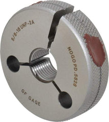 GF Gage - 5/8-18 No Go Single Ring Thread Gage - Class 2A - Benchmark Tooling