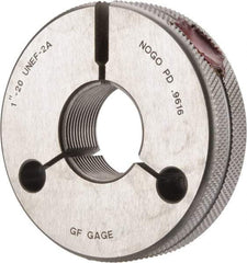 GF Gage - 1-20 No Go Single Ring Thread Gage - Class 2A - Benchmark Tooling