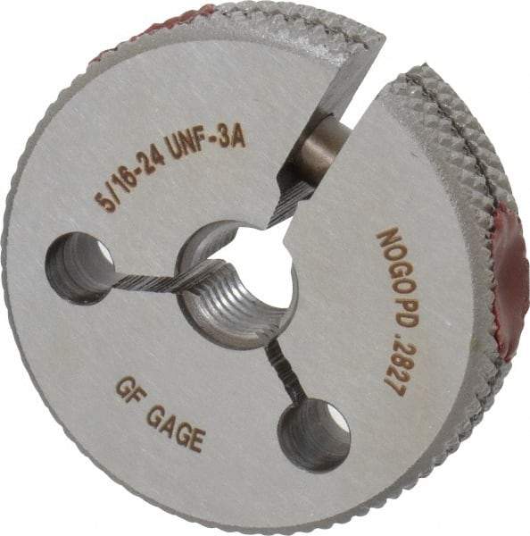 GF Gage - 5/16-24 No Go Single Ring Thread Gage - Class 3A - Benchmark Tooling