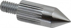 Mitutoyo - #4-48, 5mm Ball Diam, Carbide 60 ° Conical Contact Point - 1/2" Contact Point Length, Use with AGD 1,2,3,4 - Benchmark Tooling