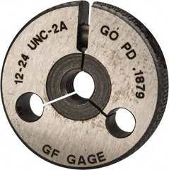 GF Gage - 12-24 Go/No Go Double Ring Thread Gage - Class 2A - Benchmark Tooling