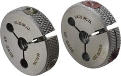 GF Gage - 1/4-20 Go/No Go Double Ring Thread Gage - Class 2A - Benchmark Tooling