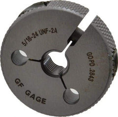 GF Gage - 5/16-24 Go/No Go Double Ring Thread Gage - Class 2A - Benchmark Tooling