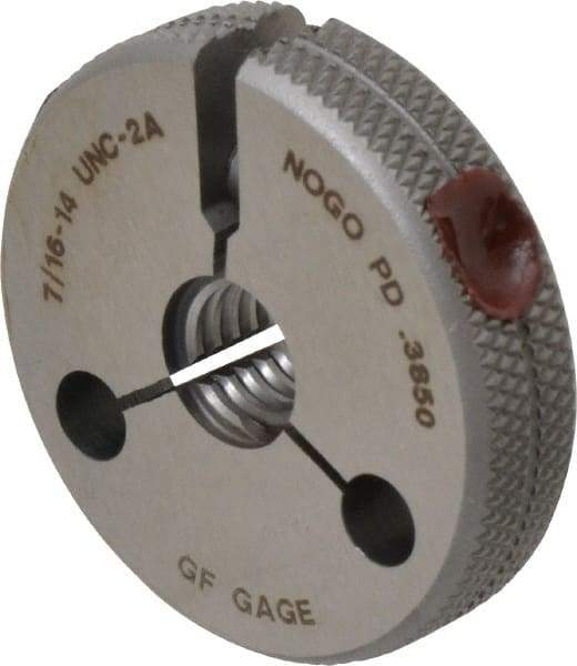 GF Gage - 7/16-14 Go/No Go Double Ring Thread Gage - Class 2A - Benchmark Tooling