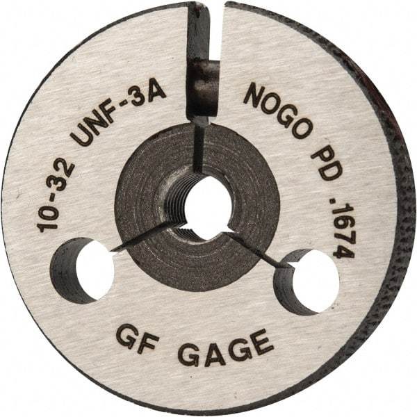 GF Gage - 10-32 Go/No Go Double Ring Thread Gage - Class 3A - Benchmark Tooling